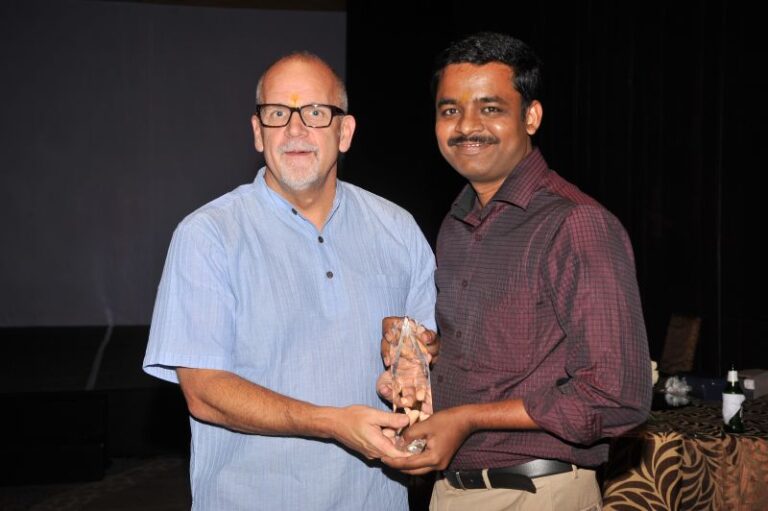 An award from his supply chain career