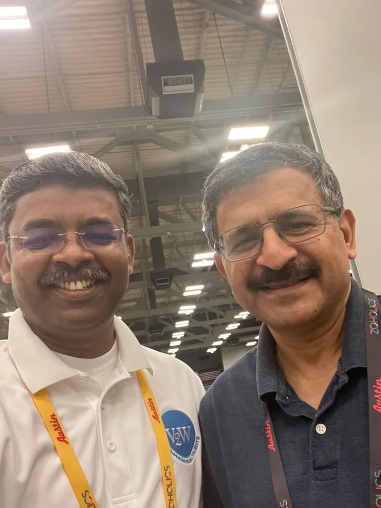 Our founder with friends of V2W