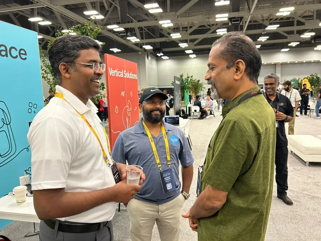 Sreedharan discussing V2W at an industry event